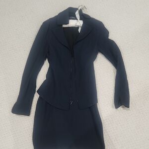 Nanette Lepore Navy Women's Blazer and pencil skirt
